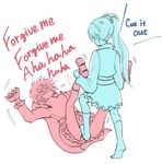  anger_vein cape color_connection commentary_request english laughing long_hair multiple_girls nagasawa_(tthnhk) ponytail ruby_rose rwby tickle_torture tickling weiss_schnee 