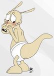  blush bulge clothing conditional_dnp digital_drawing_(artwork) digital_media_(artwork) male mammal marsupial rocko rocko&#039;s_modern_life teeth underwear wallaby wolftacos 