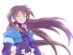  bodysuit brown_hair cyborg eyes_closed long_hair rockman rockman_zx rockman_zx_advent tagme vent 