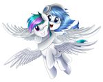  alpha_channel blue_eyes equine fan_character feathers female hair looking_at_viewer male mammal my_little_pony pegasus pridark purple_eyes purple_hair simple_background smile transparent_background white_feathers wings 