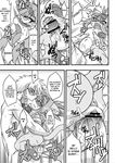  abdominal_budge cat comic english_text eyewear feline female glasses greyscale human humanoid male mammal midori_(nakagami_takashi) monochrome nakagami_takashi penis pussy size_difference tagme tears text vaginal 