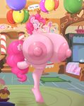  2017 absurd_res anthro anthrofied areola badgerben balloon big_breasts blush breasts earth_pony equine female friendship_is_magic hair hi_res horse huge_breasts hyper hyper_breasts hyperstorm_h inside looking_at_viewer mammal my_little_pony nipples nude one_eye_closed open_mouth pink_hair pinkie_pie_(mlp) pony solo 