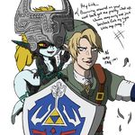  alpha_channel breasts colored dialogue dirty_talk duo english_text erect_nipples female hi_res humanoid humor hylian imp link male meme midna nintendo nipples no_way_fag not_furry plagueofgripes text the_legend_of_zelda twili twilight_princess video_games 