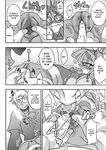  camel_toe cat comic english_text eyewear feline female fingering glasses greyscale human humanoid licking male mammal midori_(nakagami_takashi) monochrome nakagami_takashi oral size_difference tagme text tongue tongue_out 