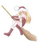  akazukin_chacha broom cosplay flying hat magical_princess santa 