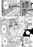  &lt;3 anthro cat comic english_text eyewear feline female glasses greyscale human human_on_anthro interspecies male mammal midori_(nakagami_takashi) monochrome nakagami_takashi penis pussy size_difference tagme text 