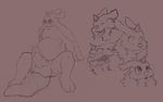  2015 balls blush cum cum_on_self cum_on_tail digimon dripping erection expressions eyes_closed gabumon hi_res horn humanoid_penis male monochrome open_mouth pelt penis reclining redras_shoru scalie sitting sketch_page slightly_chubby solo spread_legs spreading thick_penis tongue tongue_out vein veiny_penis 