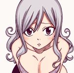  1girl breasts fairy_tail juvia_loxar simple_background solo tagme 