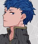  bad_id bad_twitter_id blue_eyes blue_hair closed_mouth expressionless face fire_emblem fire_emblem_echoes:_mou_hitori_no_eiyuuou from_side grey_background looking_at_viewer male_focus paison solo u_f1214 