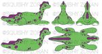  concept design dinosaur inflatable nessie pool_toy scalie toy 