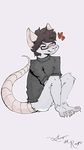  &lt;3 clothing eyewear feet girly glasses male mammal rat rodent scraps_(character) sol_(artist) sweater turtle_neck 