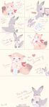  &lt;3 2017 anthro blush canine cup cute fan_character feline female fox iradeon male mammal milk nia_(senz) sean_(senz) senz smile 