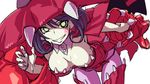  1girl bandai breasts cleavage curvy demon_girl digimon digimon_universe:_appli_monsters female hat large_breasts leotard long_hair looking_at_viewer looking_back monster_girl smile solo succubus symbol-shaped_pupils warudamon witch_hat yellow_eyes 