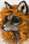  anthro canine eyelashes female fur hair headshot levelviolet looking_at_viewer mammal solo whiskers 