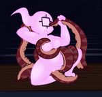  1-upclock breast_fondling breasts female fondling forced hand_on_breast minera nipples novakid nude open_mouth pink_skin pussy rape simple_background smile solo starbound tentacle_rape tentacle_sex tentacles tongue video_games 