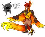  2017 animal_humanoid anthro avian concept_art digital_media_(artwork) feathered_wings feathers gabberstagged harpy humanoid male muscular shizuo simple_background trinity_boys wings 