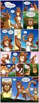  2017 all_fours anthro basitin breasts brown_fur butt casual_nudity chest_tuft clothed clothing comic confusion controlled dialogue digitigrade english_text featureless_breasts feline female feral flora_(twokinds) fur group hair hair_grab hi_res humor keidran larger_female madelyn_adelaide mammal mrs_nibbly_(twokinds) multicolored_fur nude open_mouth orange_fur outside riding rodent running shocked size_difference smaller_female smile sound_effects squirrel striped_fur stripes text tiger tom_fischbach tuft twitching twokinds webcomic what white_fur yelling 