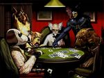  anthro beard building canine card chair cup dog dr._fluke_hawkins_(character) eyewear facial_hair feral human kurt_hectic_(character) lamp machine mammal max_mdk_(character) mdk monocle multi_arm multi_limb mustache official_art painting pipe poker robot smoking table video_games 