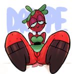  anthro breasts drupe food fruit ok_k.o.!_let&#039;s_be_heoes pussy strawberry 