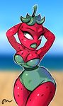  anthro breasts drupe food fruit ok_k.o.!_let&#039;s_be_heoes strawberry 