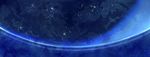  blue city_lights earth from_above highres iron_(2486886134) kyoukai_no_kanata night no_humans scenery space star_(sky) 