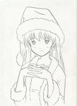  akazukin_chacha cosplay hat head magical_princess open_eyes santa sketch 