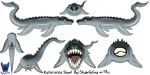  clitoris commissions dinosaur female genital invalid_tag jurassic_park jurassic_world marine model_sheet mosasaurus pussy sheet_(disambiguation) skylers 