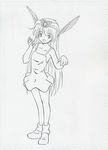  akazukin_chacha magical_princess open_eyes open_mouth sketch standing 