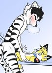  battler canine cum cum_inside feline fox male mammal masturbation plushie plushophilia tiger 