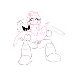  2014 amy_rose anthro breasts duo female hedgehog hi_res machine mammal pherociouseso robot roboticized_masters rose_woman sonic_(series) worlds_collide 