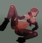  bikini breasts large_breasts metal_gear_solid_v pubic_hair pussy quiet_(metal_gear) torn_pantyhose 