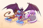  2017 anthro bat bat_wings big_breasts black_hair breasts brown_fur brown_hair cat chloe_sinclaire clothed clothing conditional_dnp feline female fur hair jollyjack male mammal membranous_wings navel skunk swimsuit topless white_hair wings 