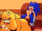  big_breasts big_penis breasts canine dreamcastzx1 female fox heat_(disambiguation) hedgehog huge_breasts huge_penis male mammal naroflow penis sonic_(series) sonic_boom sonic_the_hedgehog zooey_the_fox 