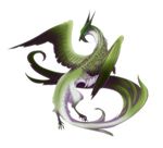  ambiguous_gender dragon feathered_dragon feathered_wings feathers foxiful fur furred_dragon green_feathers green_fur purple_eyes simple_background white_background white_fur wings 