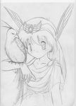  akazukin_chacha bird closed_mouth magical_princess open_eyes sketch 