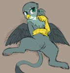  avian gabby_(mlp) gryphon paws pussy smile the-minuscule-task 