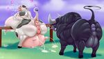  &lt;3 anthro anthro_on_feral anus areola balls belly ber00_(artist) bestiality big_anus big_balls big_breasts big_butt blush bovine breasts butt cattle duo female female_on_feral feral half-closed_eyes huge_balls huge_breasts huge_butt huge_thighs hyper hyper_breasts imminent_sex inviting lactating lips looking_back male mammal milk musclegut muscular muscular_female muscular_male nipples outside overweight overweight_female panting plump_labia presenting presenting_hindquarters puffy_anus pussy raised_tail teats udders vaginal voluptuous wide_hips 