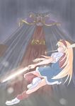  akazukin_chacha daimaoh horn light magical_princess open_eyes sword 