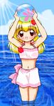  akazukin_chacha ball magical_princess standing swimsuit water 