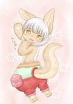  artist_request brown_eyes furry made_in_abyss nanachi_(made_in_abyss) rabbit short_hair white_hair 