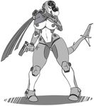  2017 aircraft anthro bedroom_eyes big_breasts breasts clothed clothing clothing_lift eyelashes female footwear gun half-closed_eyes helicopter high_heels holding_clothing holding_object holding_weapon humanoid karakylia licking licking_lips living_aircraft living_machine looking_at_viewer machine monochrome nipples partially_clothed pose presenting presenting_breasts ranged_weapon seductive shirt shirt_lift shoes simple_background smile solo standing tongue tongue_out weapon wide_hips 