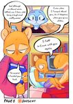  andre_(dosent) anthro clothed clothing comic digital_drawing_(artwork) digital_media_(artwork) dosent english_text female fur lagomorph love male mammal rabbit rodent squirrel text 