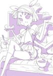  1girl eating extra_arms extra_eyes food monster_girl muffet spider_girl tea undertale 
