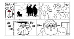  2018 ? anothermeekone anthro antlers balls beard belt building capreoline cervid christmas comic door erection facial_hair group hat holidays horn house humanoid_penis humor male mammal mustache penis pubes reindeer rudolph_the_red_nosed_reindeer santa_claus santa_hat size_difference smaller_male standing toony uncut window 