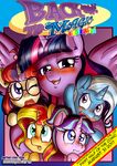  2017 absurd_res anibaruthecat blush english_text equestria_girls equine female feral friendship_is_magic group hair hi_res horn looking_at_viewer mammal moondancer_(mlp) multicolored_hair my_little_pony one_eye_closed open_mouth starlight_glimmer_(mlp) sunset_shimmer_(eg) text trixie_(mlp) twilight_sparkle_(mlp) two_tone_hair unicorn winged_unicorn wings young 
