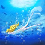  akazukin_chacha blonde_hair magical_princess nude swimming water 