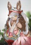  artist_request brown_eyes furry made_in_abyss nanachi_(made_in_abyss) open_mouth rabbit 