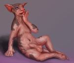  cat feline hairless male mammal nude penis splice_(artist) transformation 