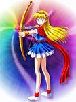  akazukin_chacha arrow blonde_hair bow magical_princess standing 