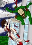  king_of_fighters mai_shiranui marsj marvel raphael snk spider-man teenage_mutant_hero_turtles 